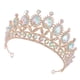 thumbnail image 4 of KAKOWELY Tiaras de diamantes de imitación, corona de boda, tiara de cumpleaños para mujer, elegante tocado de novia, 4 of 4