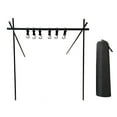 thumbnail image 1 of Support Suspendu Extérieur Support de Rangement Triangulaire de Camping Support Léger Trépied Multifonction pour Sécher les Vêtements pour Cuisine Extérieure Camping Pique-Nique, 1 of 7