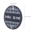 thumbnail image 4 of SHISUYAN 2pcs Ceramic Poker Guard Round Poker Card Poker Guard Dealer Poker Game Accessory, 4 of 9