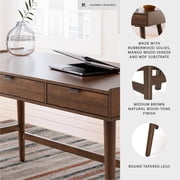 Signature Design by Ashley Lyncott 60 Mid-Century Home Office Desk, Brown