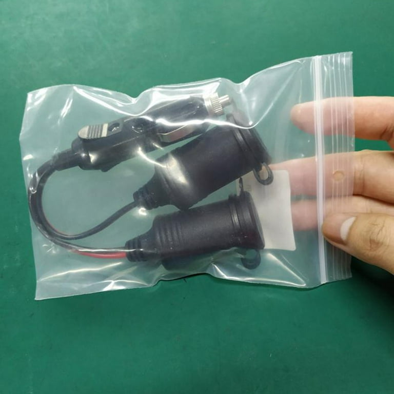 2 Pack 12V 16AWG Cigarette Lighter (Male Plug), 15A Fused