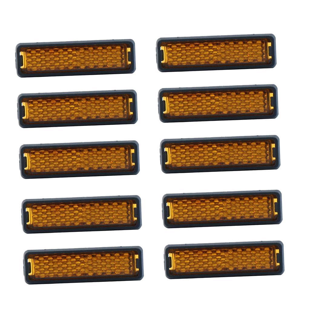 Lot De 4 Réflecteurs Réfléchissants Pour Pédales De Vélo De Nuit