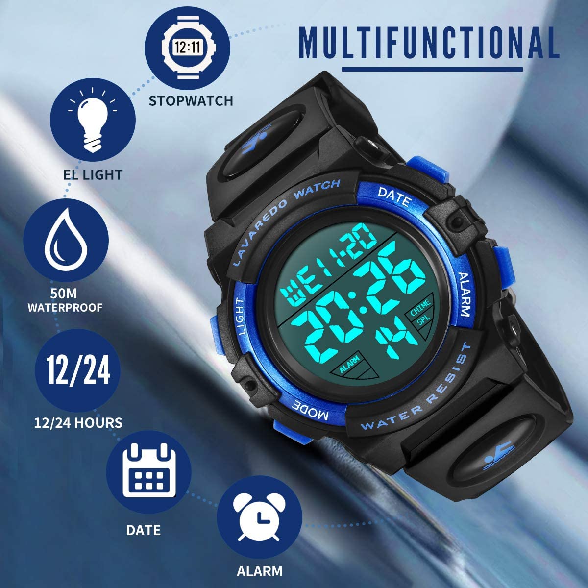 Alps Digital Sports Watch for Kids Ages 4-15 photo 3