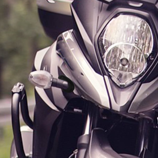 unbranded 4Ud Separadores Para Montaje De Intermitentes De Motocicleta En Negro Compatible Con Yamaha Mt07 Mt09