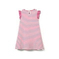 thumbnail image 4 of Faithtur Robe pour Enfants, Filles Imprimé Cheval Rayé Col Rond Manches Volantes une Pièce, 4 of 9