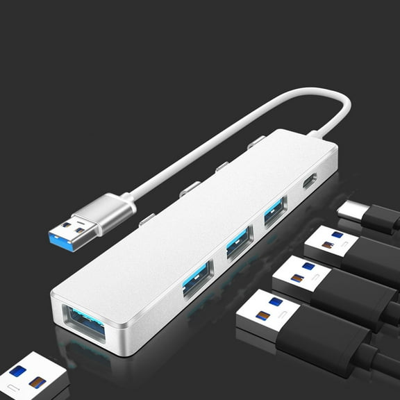WHAMVOX Ports Hub USB Multiple 7 Socket for Office Portable