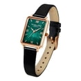 thumbnail image 6 of Victoria Hyde Women's Square Watch, Simple, Retro, Wristwatch, Made in Japan, Quartz, Genuine Leather, Daily Waterproof, Women's, Popular, Mother's Day, Gift, green/black, 6 of 9