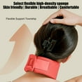 thumbnail image 5 of Lightweight Neck Brace for Cervical Pain Relief, Ergonomic Posture Corrector Collar, Adjustable Foam Support for Office and Travel, Red, Medium Size, 5 of 6
