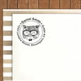 thumbnail image 4 of Printtoo Black Housewarming Address Roound Personalized&nbsp;Self Inking Address Stamp Custom Housewarming Rubber&nbsp;Stamper-50 mm Diameter, 4 of 6
