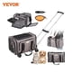 thumbnail image 2 of VEVOR Pet Cat Carrier Breathable Outgoing Dog Carry Backpack with Telescopic Handle Wheels and Shoulder Strap for Travel Trip ShopWise Round, 2 of 10