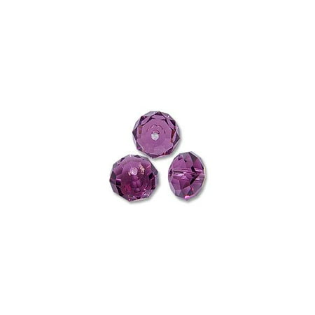 Amethyst Briolette Beads - Swarovski Briolette Bead 5040 8x5.25mm Amethyst (Package of 1)