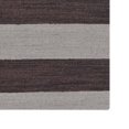 thumbnail image 3 of Rugsotic Carpets Eco-Friendly Woven Hand Woven Kilim Flat Weave Cream Brown Contemporary Area Rug, 6'7''x9'10'' Rectangle, Antimicrobial, 3 of 5