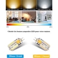 thumbnail image 2 of Ampoules LED G4 12V 3W Blanc Chaud 3000K, 300LM Non-dimmable, Lot de 10, 2 of 5