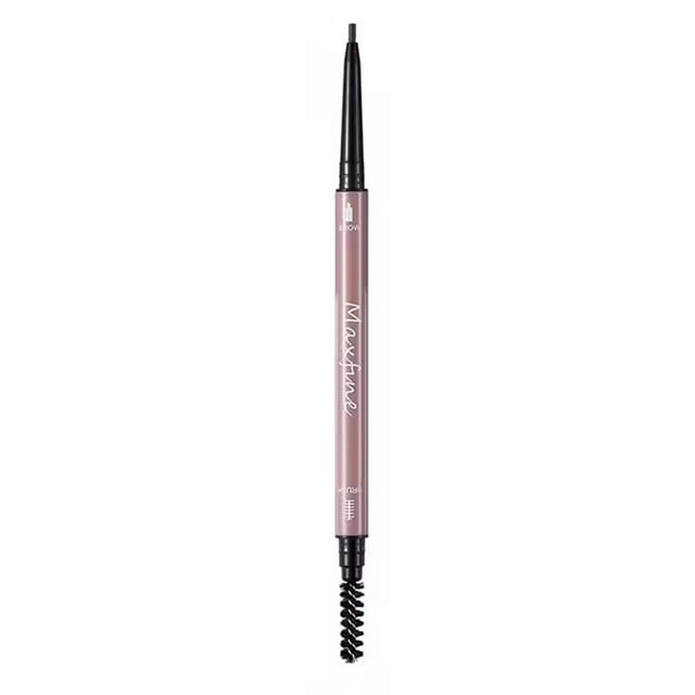 Double Headed Ultra Fine Eyebrow Pencil Waterproof Lasting Long Eyebrow Pencil Double-Headed Sweat-Proof Novice Student