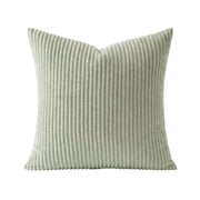 Sofa Pillows for Living Room, 22X22 In, Vertical Rib Corduroy, Soft Throw Pillows, Sage Green, 1 Pc, Decor for Living Room, Living Room Decorations