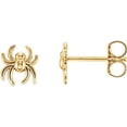 thumbnail image 3 of FB Jewels 14K Yellow Gold Spider Earrings, 3 of 3