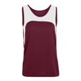 thumbnail image 2 of Ladies Wicking Polyester Sleeveless Jersey with Contrast Inserts 342, 2 of 4
