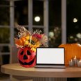 thumbnail image 4 of PEONAVET Artifical Flower in VaseHalloween Pumpkin Flower Fall Decor Silk Flowers Tabletop Decor for Home Kitchen Indoor Party, 4 of 6