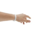 thumbnail image 4 of Unique Bargains 24 Pcs Eye-catching Solid Silicone Bracelets for Sports White 7.09'', 4 of 6