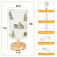 thumbnail image 4 of Lámpara de noche AURFIAIUOP con diseño de conejo sin fisuras para dormitorio, 4 of 6