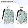 thumbnail image 4 of Easygd Colorful Dog Canvas Backpack: Stylish, Lightweight, and Versatile with Large Capacity and Adjustable Straps –, 4 of 7