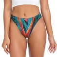 thumbnail image 1 of Balery Romantic Flamingo Pair Tangas de Algodón para Mujer con Estampado – Ropa Interior Sexy, Transpirable, G-string-Small, 1 of 6