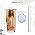 thumbnail image 3 of GOSMITH  Skinny Tumblers - Stainless Steel Slim Insulated Drink Holder with Lid and Straw Beverage Tumbler  16-Ounce, Christmas - Jesus Is The Reason, 3 of 7
