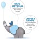 thumbnail image 3 of Resin Elephant Balloons Wedding Birthday Cake Decoration Decoration (Blue), 3 of 3