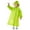 1# Green, variant on WTXUE Raincoat, Boy's and Girl's Long Windproof and Rainproof Hooded Coat Button Top, Umbrella & Rain Jacket for Unisex, 1# Blue, L