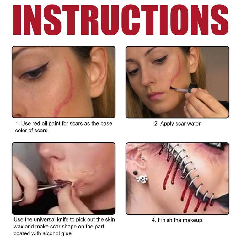 How To Make A Fake Scar On Your Face - Mehron, Inc.