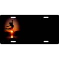 thumbnail image 1 of Offset Beach Ballet Dancer On Black Photo License Plate, 1 of 1
