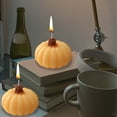 thumbnail image 4 of Neoyler Halloween Pumpkin Candle Aromatherapy for Decorations Home Spa Stress Relief Gift Ambient Cozy Decor Indoor Relaxing Soy Wax 2.8in Yellow, 4 of 6