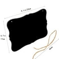 thumbnail image 4 of EeaseMX Pizarra de madera de doble cara para mensajes, 2 unidades, decoración de pared, letreros colgantes, adorno con cuerda de lino., 4 of 7