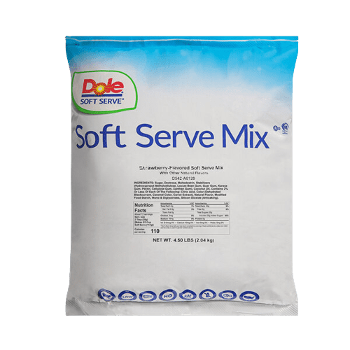 DOLE SOFT SERVE Strawberry Soft Serve Mix 4.5 lb/2.04 kgs