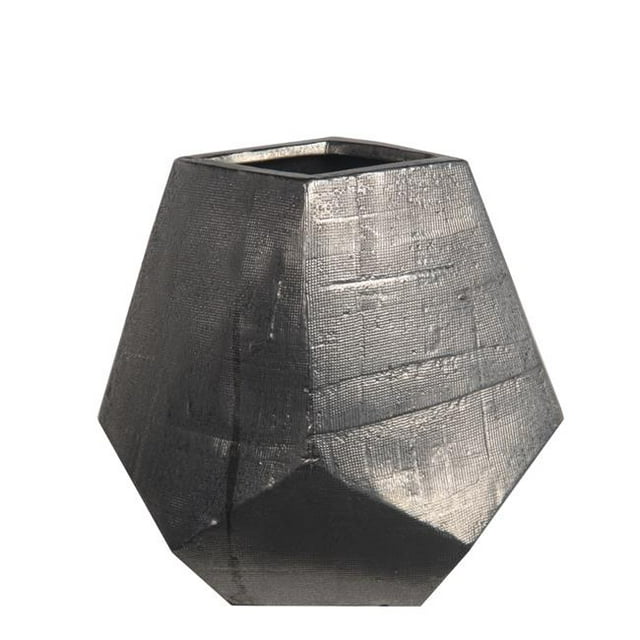 Privilege 20203 Vase en Céramique Moyen - Argent