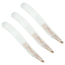 Uxcell Staple Remover Magnetic Staple Puller Desktop Removal Tool Cutting Tool, Clear 3 Pack