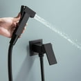 thumbnail image 2 of AWZTOO Handheld Bidet Sprayer Stainless Steel Bidet Hand Held Sprayer for Toilet  Shattaf Toilet Attachment With Mixer Valve Matte Black Matte, 2 of 5