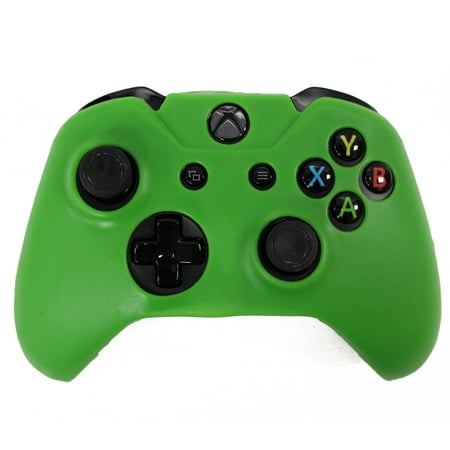 Xbox Controller Pink HDE Xbox One Controller Grip Skin Protective Silicone Rubber Cover for Wireless Xbox 1 Gamepad (Green) ()