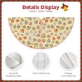 thumbnail image 3 of KLL Christmas Tree Skirt,Party Decorations Farmhouse for Christmas Decorations Holiday Party 30" -Paw In Groovy Style, 3 of 6