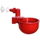 thumbnail image 1 of Paquete de 2 - Kit automático de bebedero de taza de pezón de agua de pollo para aves de corral Adepaton XSD-110-3, 1 of 7