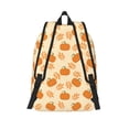 thumbnail image 2 of Lsque Autumn Leaves And Pumpkins Pattern Canvas Daypack, Durable Backpack, High-quality Versatile Backpack,Vintage Compact Backpack-Small, 2 of 6