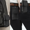 thumbnail image 6 of Elegant Choise For iPhone 13 mini /13 Pro /iPhone 12 mini / 12 Pro Heavy Duty Rugged Belt Clip Holster Phone Case Cover Waist Bag with Carabiner Keychain for 5.7-6.3 inches Phones, 6 of 10