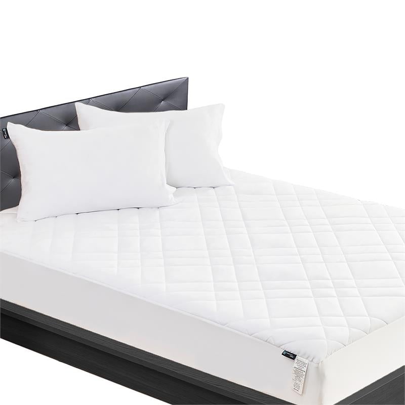 NexHome King Size Quilted Fitted Mattress Pad Microfiber