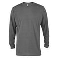 thumbnail image 1 of Delta Platinum Adult Tri-Blend Long Sleeve Crew Neck Tee, 1 of 1
