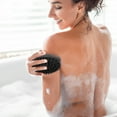 thumbnail image 2 of Unique Bargains 1pc Soft-Bristle Bath Brush for Shower 4.72"x2.76"x1.69" Black, 2 of 6