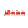 thumbnail image 2 of OUNONA Décor Robuste de Train de Noël Rouge pour Fête des Fêtes Intérieure et Présentation sur Table, 2 of 6