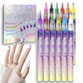 thumbnail image 5 of 12 Colors  Art Pens Set, 2026  Quick Dry  Art Markers for Gel Nails,   Polish Pens for Drawing, Painting & Dotting, DIY  Art Pen Set for Manicure Design Tools (1 Set), 5 of 7