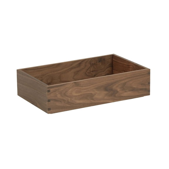 Cal Mil Sydney Walnut Tray, 12 inch Width x 20 inch Depth x 6 inch Height