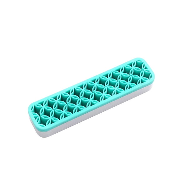 Pincel de maquillaje Rack de secado Pinceles de silicona Secado Rack Stick y cepillos secos Rack Cosmetic Scrub Stand Herramienta de costura Organizador Verde tholdsy CE001717-03B