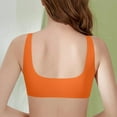 thumbnail image 3 of Fabrcox Sports Bras for Women No Underwire Lightweight Underwear Comfy Everyday Sleeping Basic Wireless Bras Saffron 38, 3 of 5